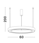 Pendant lamps - Luces Exclusivas MILPA Pendant Modern Gold and Shades of Gold 1xLED max 40W 3000K LE43280 - product 3