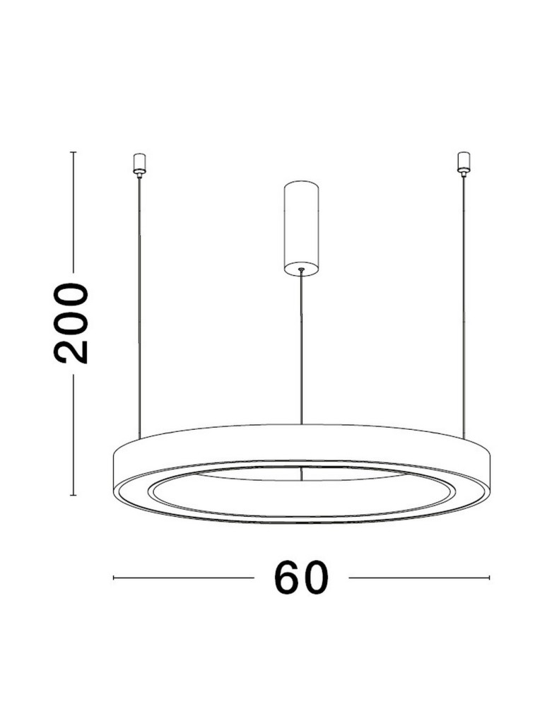 Pendant lamps - Luces Exclusivas MILPA Pendant Modern Gold and Shades of Gold 1xLED max 40W 3000K LE43280 - product kolory-swiatla.pl 3
