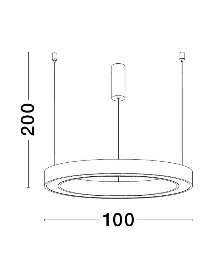 Pendant lamps - Luces Exclusivas MILPA Pendant Modern Gold and Gold Shades 1xLED max 60W 3000K LE43282 - product kolory-swiatla.pl 3
