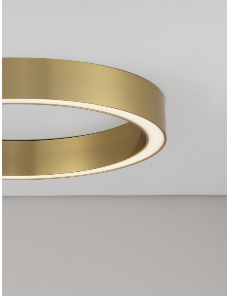Ring ceiling lamps - Luces Exclusivas MILPA Ceiling Modern Gold and shades of gold 1xLED max 40W 3000K LE43283 - product kolory-swiatla.pl 2