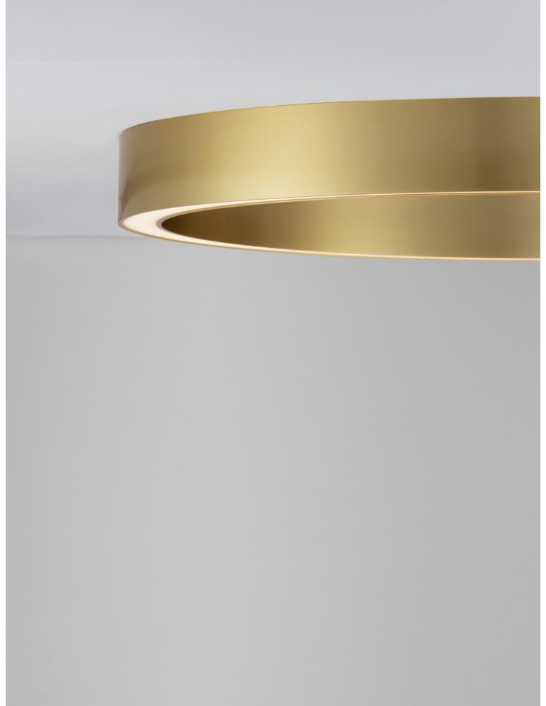 Ring ceiling lamps - Luces Exclusivas MILPA Ceiling Modern Gold and shades of gold 1xLED max 50W 3000K LE43284 - product kolory-swiatla.pl 3