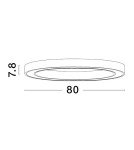 Ring ceiling lamps - Luces Exclusivas MILPA Ceiling Modern Gold and shades of gold 1xLED max 50W 3000K LE43284 - product 4