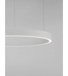 Lampy wiszące - Luces Exclusivas MILPA Wisząca Nowoczesna biały 1xLED max 50W 3000K LE43287 - produkt 2