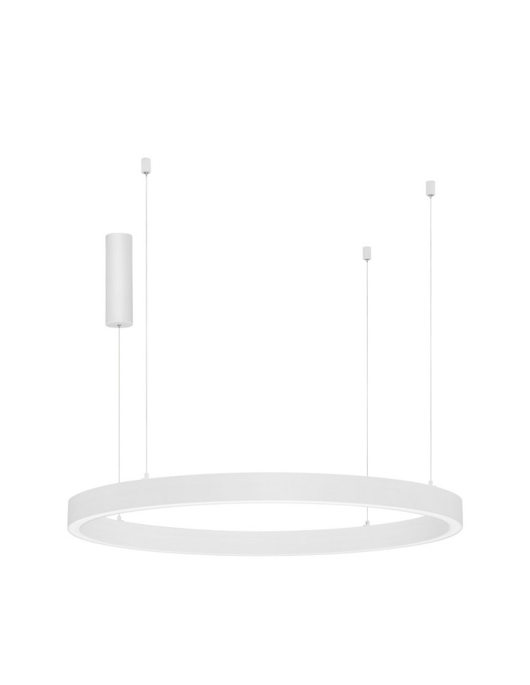 Pendant lamps - Luces Exclusivas MILPA Pendant Modern White 1xLED max 60W 3000K LE43288 - product kolory-swiatla.pl 1