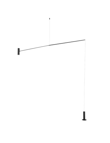 Luces Exclusivas KARIM Pendant Modern Black 1xLED max 12W 3000K LE43295