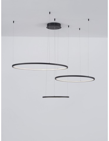 Luces Exclusivas ABAJO Pendant Modern Black 3xLED max 80W 3000K LE43296 - product 2