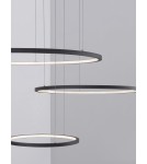 Lampy wiszące - Luces Exclusivas ABAJO Wisząca Nowoczesna czarny 3xLED max 80W 3000K LE43296 - produkt 3