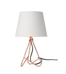 Table lamps with lampshade - Lucide GITTA Desk E14 H30cm Red 47500/81/17 - product 2