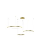 Pendant lamps - Luces Exclusivas ABAJO Pendant Modern Gold and shades of gold 3xLED max 80W 3000K LE43297 - product 1
