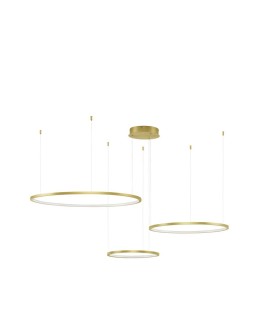 Luces Exclusivas ABAJO Wisząca Nowoczesna złoty i odcienie złota 3xLED max 80W 3000K LE43297