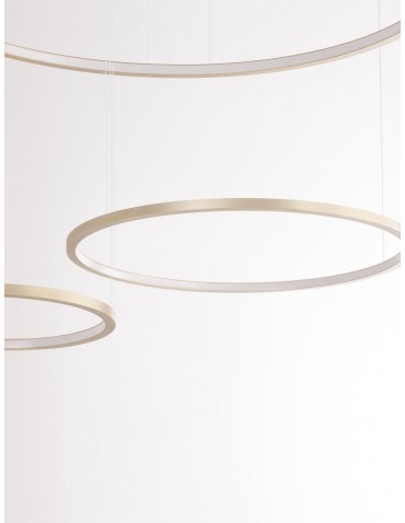 Luces Exclusivas ABAJO Pendant Modern Gold and shades of gold 3xLED max 80W 3000K LE43297 - product 2
