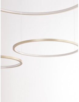 Luces Exclusivas ABAJO Wisząca Nowoczesna złoty i odcienie złota 3xLED max 80W 3000K LE43297 - produkt 2