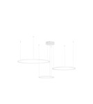 Pendant lamps - Luces Exclusivas ABAJO Pendant Modern white 3xLED max 80W 3000K LE43298 - product 1