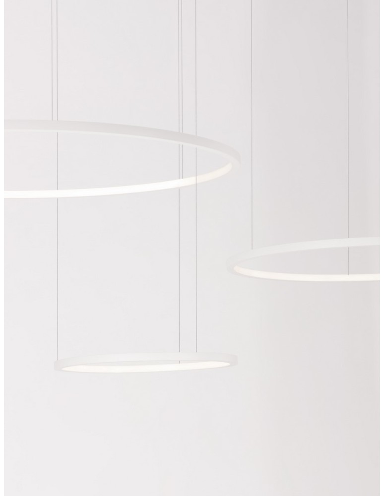 Lampy wiszące - Luces Exclusivas ABAJO Wisząca Nowoczesna biały 3xLED max 80W 3000K LE43298 - produkt kolory-swiatla.pl 2