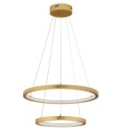 Pendant lamps - Luces Exclusivas IRUN Pendant Modern Gold and shades of gold 2xLED max 60W 3000K LE43303 - product 1