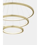 Pendant lamps - Luces Exclusivas IRUN Pendant Modern gold and gold shades 3xLED max 108W 3000K LE43304 - product 3