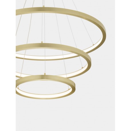 Luces Exclusivas IRUN Wisząca Nowoczesna złoty i odcienie złota 3xLED max 108W 3000K LE43304