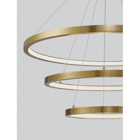 Luces Exclusivas IRUN Wisząca Nowoczesna złoty i odcienie złota 3xLED max 108W 3000K LE43304