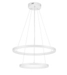 Pendant lamps - Luces Exclusivas IRUN Pendant Modern White 2xLED max 60W 3000K LE43306 - product 1