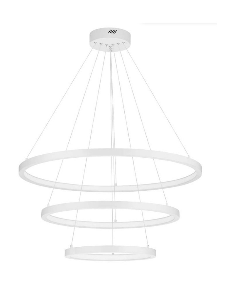 Lampy wiszące - Luces Exclusivas IRUN Wisząca Nowoczesna biały 3xLED max 108W 3000K LE43307 - produkt kolory-swiatla.pl 1