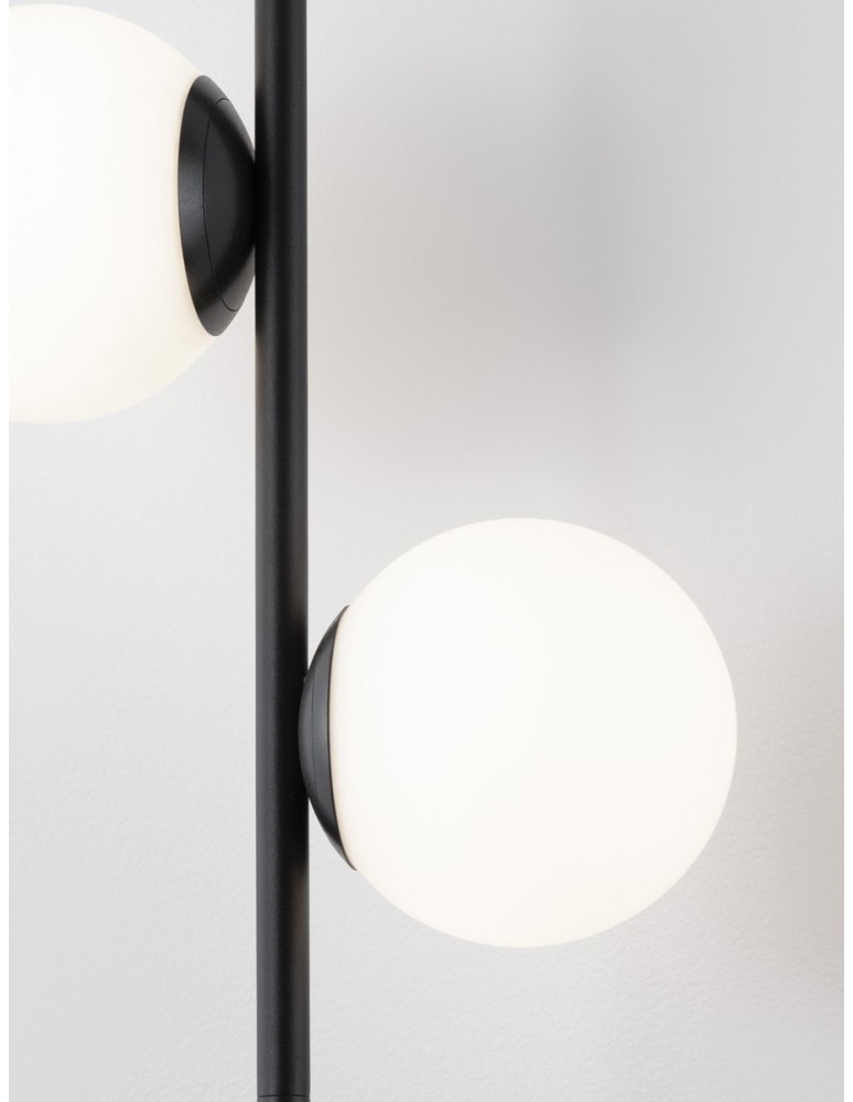 Pendant lamps - Luces Exclusivas ABALA Pendant Modern Black 2xLED max 16W 3000K LE43308 - product kolory-swiatla.pl 2