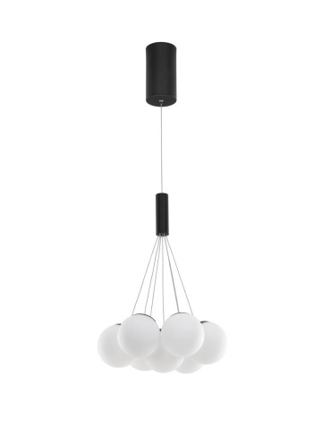 Luces Exclusivas ABALA Pendant Modern Black 7xLED max 49W 3000K LE43309