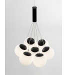 Pendant lamps - Luces Exclusivas ABALA Pendant Modern Black 7xLED max 49W 3000K LE43309 - product 2
