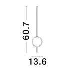 Kinkiety - Luces Exclusivas ABORE Ścienna Nowoczesna czarny 1xLED max 18W 3000K LE43313 - produkt 4