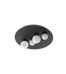 Ceiling lamps - Luces Exclusivas ABRAS Ceiling Modern Black 4xLED max 63W 3000K LE43315 - product 1