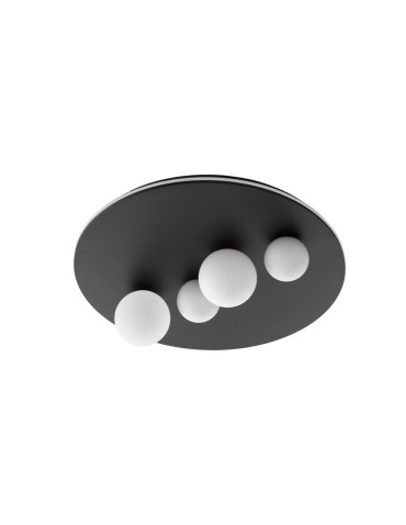 Luces Exclusivas ABRAS Sufitowa Nowoczesna czarny 4xLED max 63W 3000K LE43315