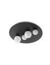 Luces Exclusivas ABRAS Ceiling Modern Black 4xLED max 63W 3000K LE43315