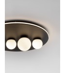 Ceiling lamps - Luces Exclusivas ABRAS Ceiling Modern Black 4xLED max 63W 3000K LE43315 - product 2
