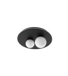 Ceiling lamps - Luces Exclusivas ABRAS Ceiling Modern Black 2xLED max 40W 3000K LE43317 - product 1