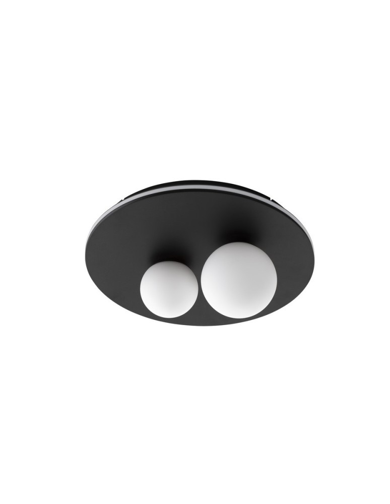 Ceiling lamps - Luces Exclusivas ABRAS Ceiling Modern Black 2xLED max 40W 3000K LE43317 - product kolory-swiatla.pl 1
