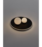 Ceiling lamps - Luces Exclusivas ABRAS Ceiling Modern Black 2xLED max 40W 3000K LE43317 - product 3