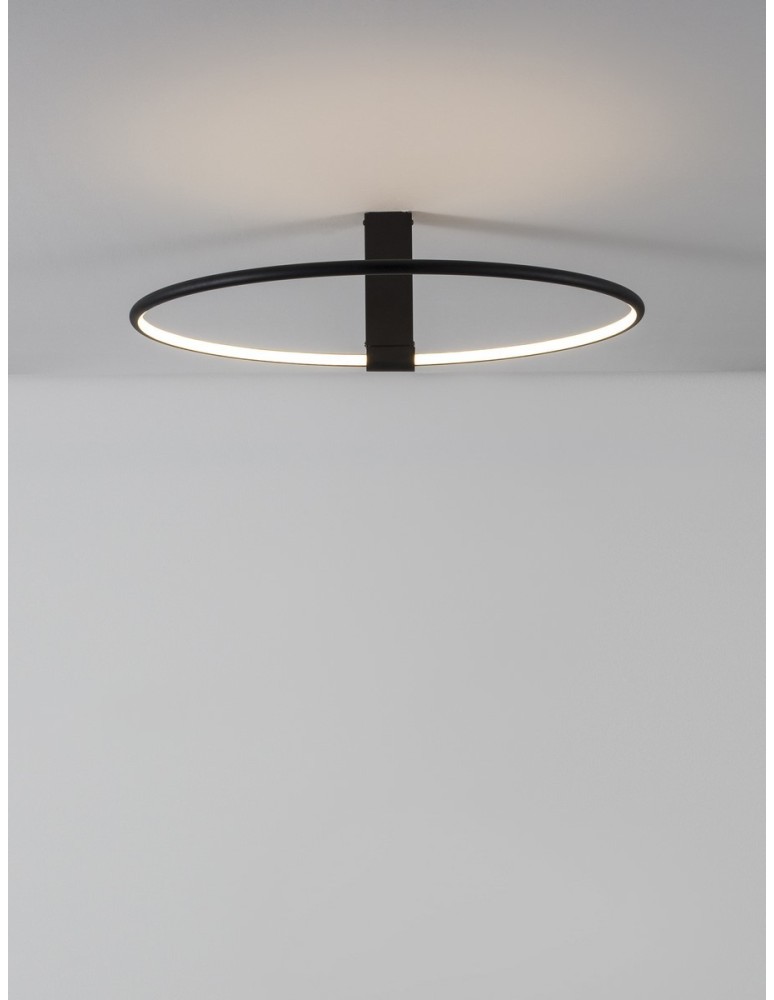 Pendant lamps - Luces Exclusivas ABUYA Pendant Modern Black 1xLED max 35W 3000K LE43318 - product kolory-swiatla.pl 2