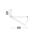 Pendant lamps - Luces Exclusivas ABUYA Pendant Modern Black 1xLED max 35W 3000K LE43318 - product 3