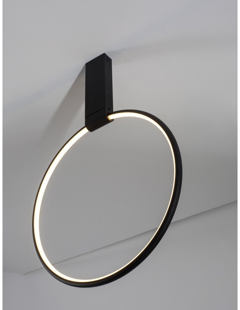 Pendant lamps - Luces Exclusivas ABUYA Pendant Modern Black 1xLED max 30W 3000K LE43319 - product kolory-swiatla.pl 3