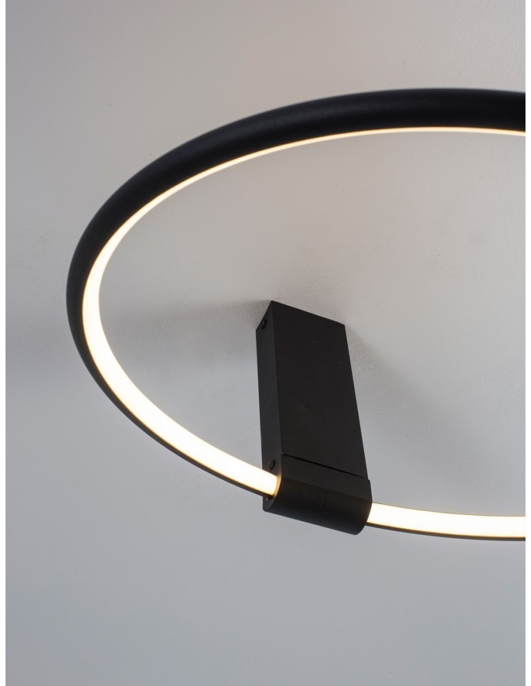 Pendant lamps - Luces Exclusivas ABUYA Pendant Modern Black 1xLED max 30W 3000K LE43319 - product kolory-swiatla.pl 4