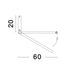 Lampy wiszące - Luces Exclusivas ABUYA Wisząca Nowoczesna biały 1xLED max 35W 3000K LE43320 - produkt 2