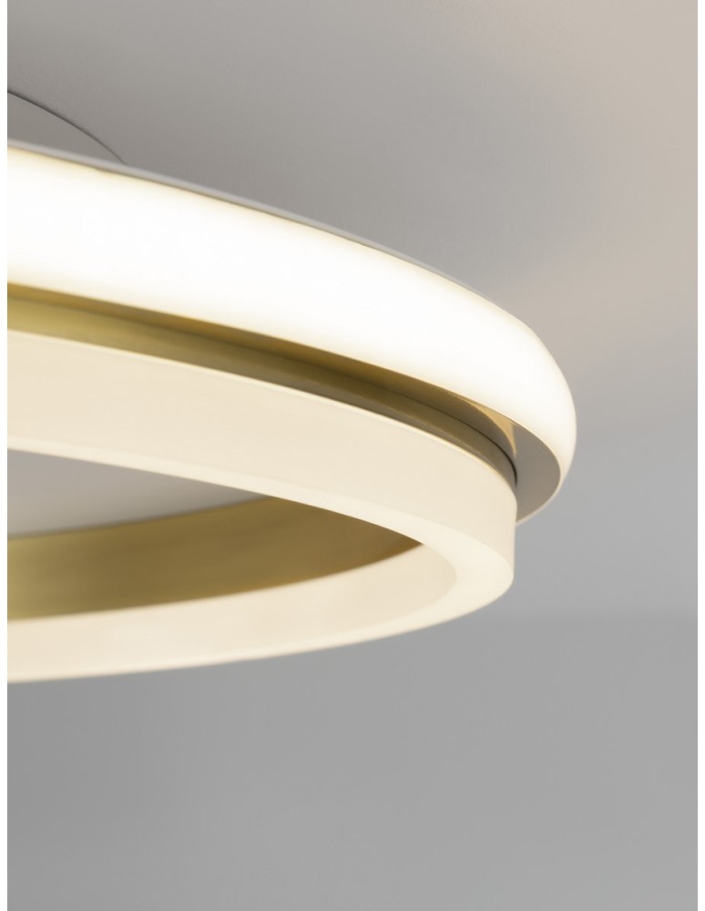 LED ceiling lamps - Luces Exclusivas ACALA Ceiling Modern Gold and shades of gold 1xLED max 40W 3000K LE43326 - product kolory-swiatla.pl 2