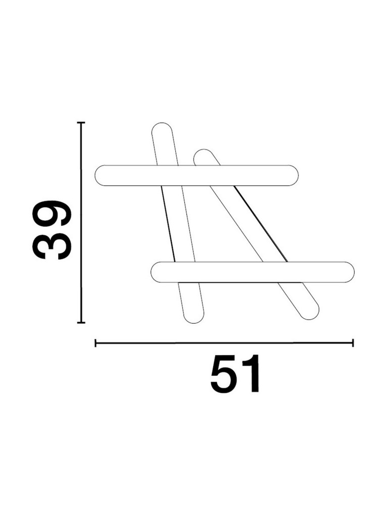 Ceiling lamps - Luces Exclusivas ACALA Modern Ceiling White 1xLED max 40W 3000K LE43333. - product kolory-swiatla.pl 3
