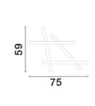 Ceiling lamps - Luces Exclusivas ACALA Modern Ceiling Black 1xLED max 60W 3000K LE43334 - product 3