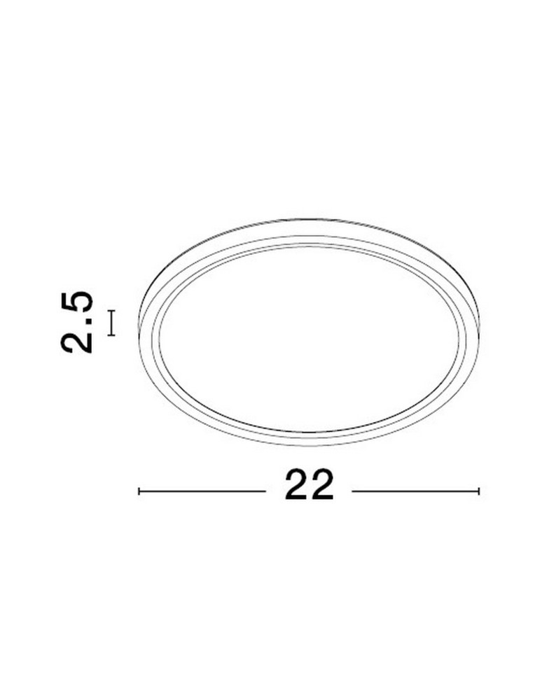 Ceiling lamps - Luces Exclusivas ACISA Ceiling Modern Black 1xLED max 18W 3000K/4000K/6500K LE43337 - product kolory-swiatla.pl 3