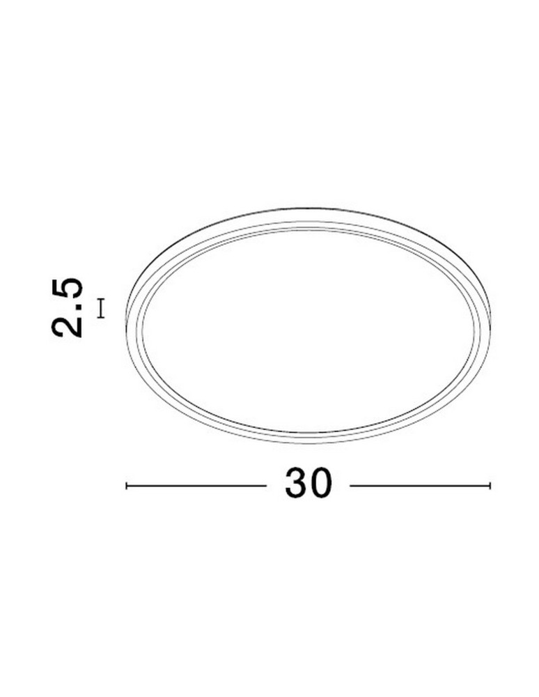 Ceiling lamps - Luces Exclusivas ACISA Ceiling Modern Black 1xLED max 24W 3000K/4000K/6500K LE43339 - product kolory-swiatla.pl 3