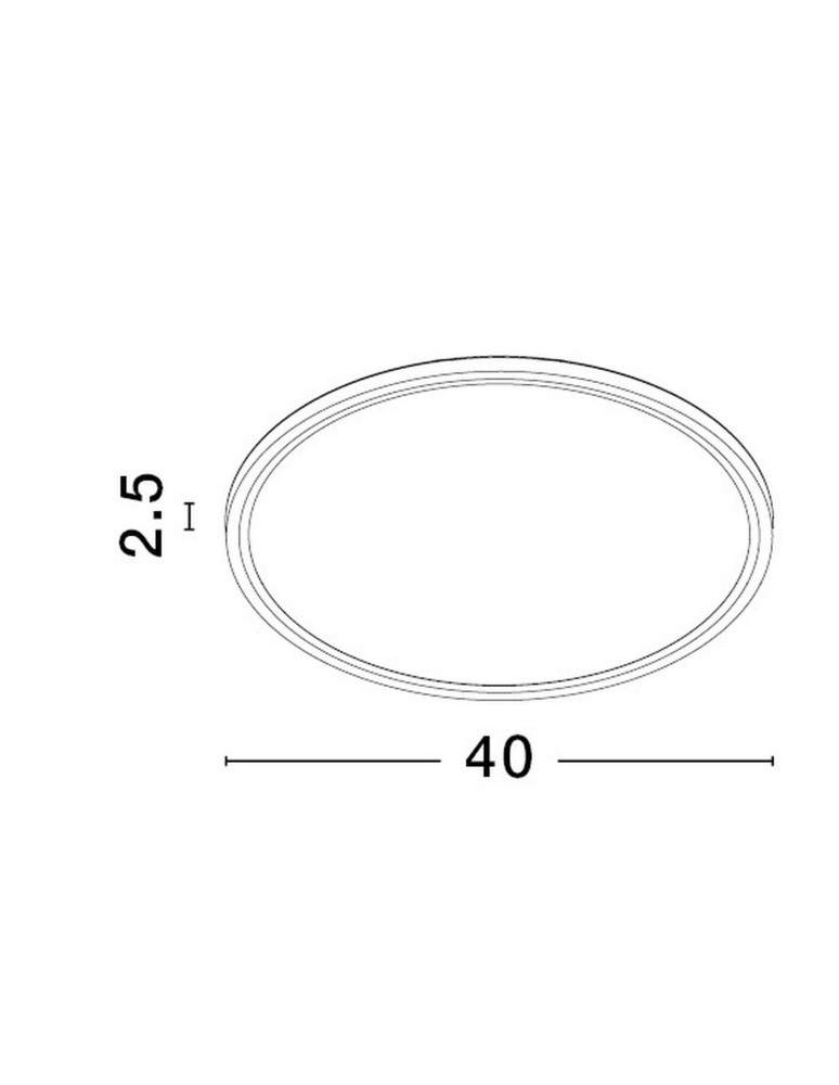 Ceiling lamps - Luces Exclusivas ACISA Modern Ceiling Black 1xLED max 36W 3000K/4000K/6500K LE43341 - product kolory-swiatla.pl 3