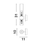 Wall lamps - Luces Exclusivas ACUNA Wall-mounted Modern Black 2xG9 max 5W LE43348 - product 3