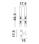 Wall lamps - Luces Exclusivas ACUNA Wall-mounted Modern Black 4xG9 max 5W LE43349 - product 2