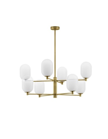 Luces Exclusivas BADESI Pendant Modern Gold and Shades of Gold 8xG9 max 5W LE43350