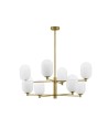 Luces Exclusivas BADESI Pendant Modern Gold and Shades of Gold 8xG9 max 5W LE43350